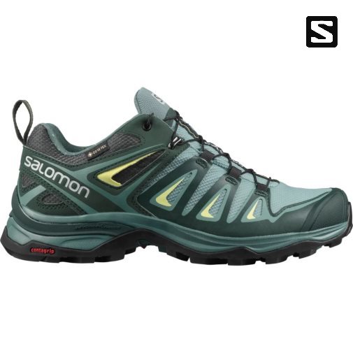 Tenis Senderismo Salomon X Ultra 3 GTX Mujer Verdes | MX XIEG325